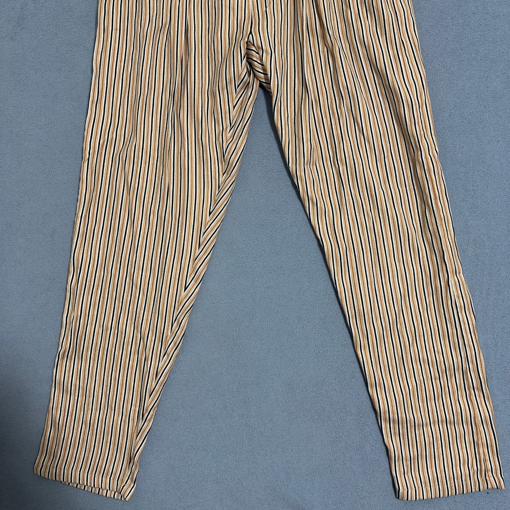 BILLABONG Desert Adventure Striped Pants Size Small Brown Waist Stripped Preppy - Picture 4 of 14
